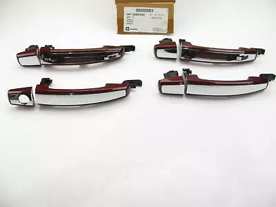 Chrome Red 4-pcs Factory OEM GM Outside Door Handles For 2013-2015 Chevy Malibu • $17.95