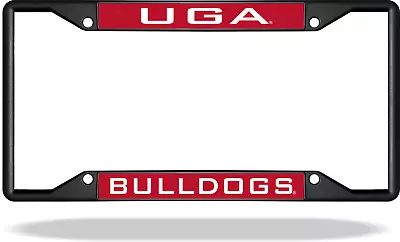 Georgia UGA BULLDOGS Black License Plate Frame • $22.94