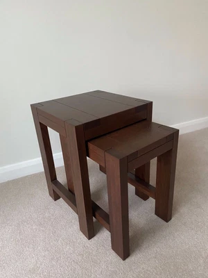 £100 • Buy Marks And Spencer M&S Sonoma Dark Oak Nest Of Tables