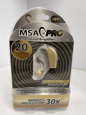 MSA Pro 11-09351 Sound Amplifier Beige Hearing Aid • $15