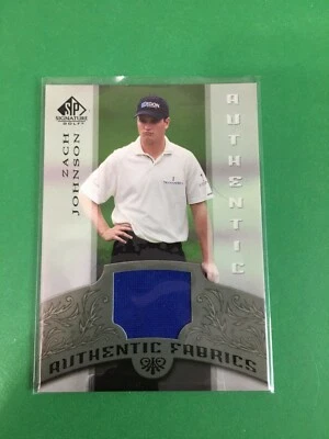 F149779  2005 SP Signature Authentic Fabrics Singles #ZJ Zach Johnson • $6