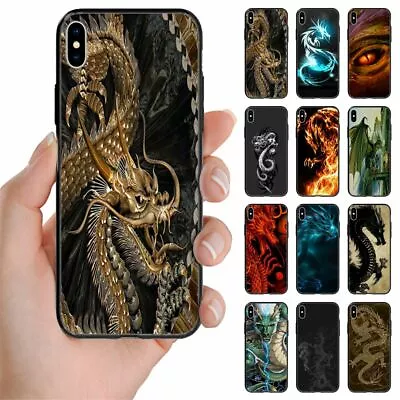 $9.98 • Buy For OPPO Phone Series - Dragon Theme Print Back Case Mobile Phone Cover #1
