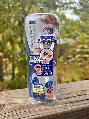 WONDER EYELID TAPE EXTRA 120 Sheets Double Eye Lift Japan Makeup Face Tape NEW • $6.25