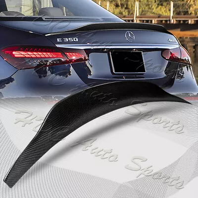 For 2017-2023 Mercedes E-Class W213 PSM-Style Carbon Fiber Rear Trunk Spoiler • $145.99