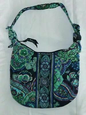 VERA BRADLEY Blue Rhapsody Pattern Small Slim Handbag Top Zip Closure - EXC • $26.99