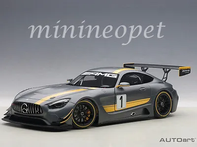 AUTOart 81530 MERCEDES BENZ AMG GT3 PRESENTATION CAR #1 1/18 MODEL CAR GREY  • $147.90