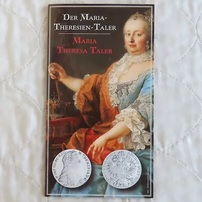 AUSTRIA MARIA THERESA UNCIRCULATED SILVER THALER 1780 RESTRIKE - Sealed Pack • £34.95