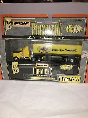 Matchbox Premier Pennzoil Kenworth 34331 Rigs Series 2 Diecast Truck 1997 • $16.25