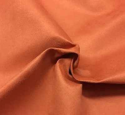 Ballard Designs Microfiber Mandarin Orange Suede Type Fabric By Yard 56  W • $7.99