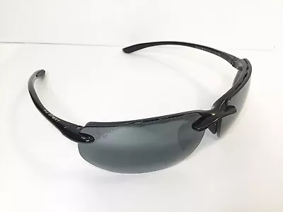 Maui Jim MJ Sport 412-02 70[]17 130 Banyans Black Sunglasses • $2.25