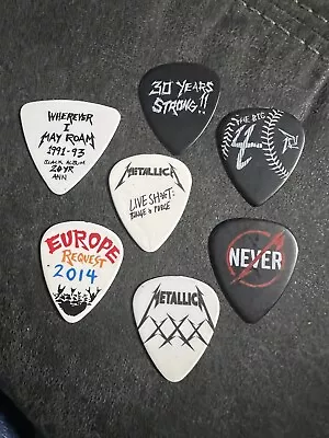 Metallica Guitar Pick Lot - Random Various (7 Picks) • $14.99