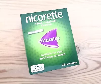 £33.95 • Buy Nicorette Inhalator 15mg X 36 (exp 07/25)