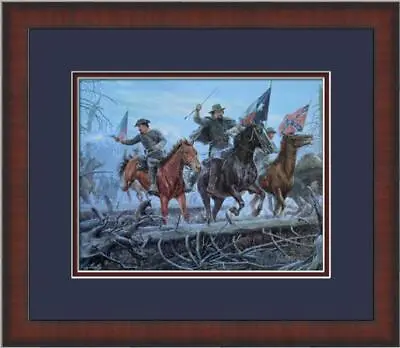 Mort Kunstler Civil War Print - Fight At Fallen Timbers Custom Framed • $75
