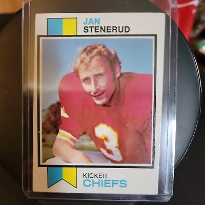 Football Cards Jan Stenerud Chiefs Kicker No 285 Topps Cards T.C.G Inc 1972 • $5