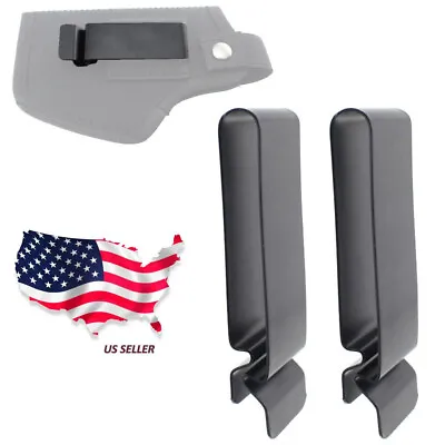 2XMetal Clip For Gun Holster Sheath Belt Clip Clasp Spring Hook Buckle US SELLER • $8.85