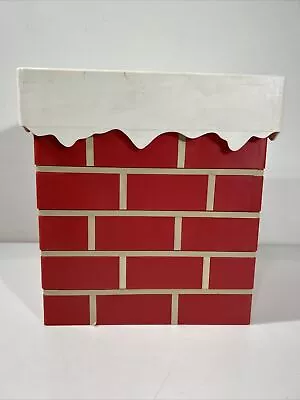 Vintage Chimney Display Christmas Plastic Kitschy • $40