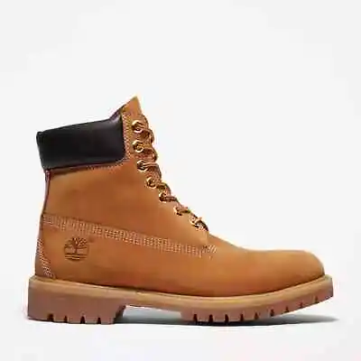 Timberland Men's Premium 6-Inch Wheat Nubuck Boots - Size 14 • $149.99