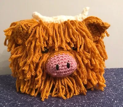 £14.99 • Buy Highland Cow Tea Cosy Crochet Kit, To Include All Yarn, Eyes,  Etc