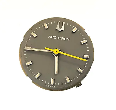 BULOVA ACCUTRON 2301 Women's WATCH MOVEMENT And DIAL 4 PARTS/REPAIR • $39.95