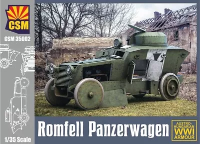 Copper State Models 1/35 ROMFELL PANZERWAGEN WWI ARMORED CAR • $49.99