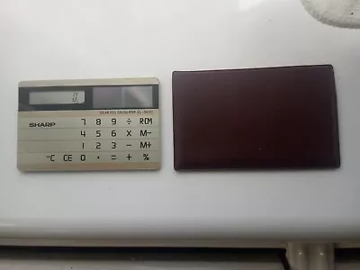 £8.95 • Buy Sharp EL 868S - LCD Credit Card Calculator  - Vintage