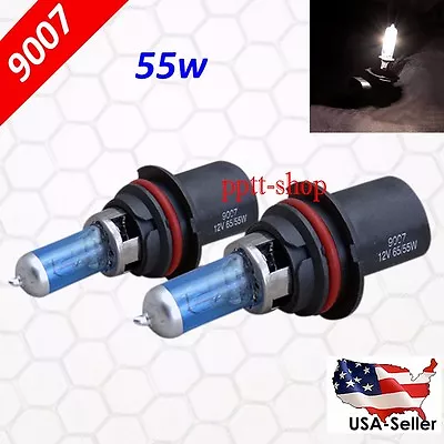 9007 HB5 Halogen 55w Xenon Headlight Bright White #Kb8 Light Bulb High/Lo Beam • $8.80