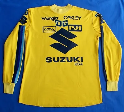 Nos Dg Team Suzuki Vintage Motocross Fox Racing Jt Supercross Dirtbike Mx Fmf • $239