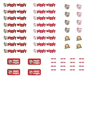 N Scale Truck / Trailer Decals   Piggly Wiggly   • $12