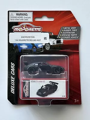 2024 Majorette ~ Deluxe Cars ~ Nissan GT-R Nismo GT3 ~ Matte Black Edition • $13.99