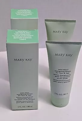 LOT OF 2 NIB Mary Kay Mint Bliss Energizing Lotion Feet & Legs Expiration 11/24 • $21.99