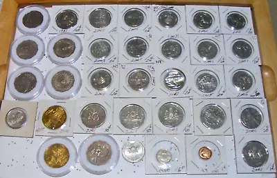 $49 • Buy Coins 34 Australia Mix 1c 20c 25c 50c 1doller Us   6p Uk