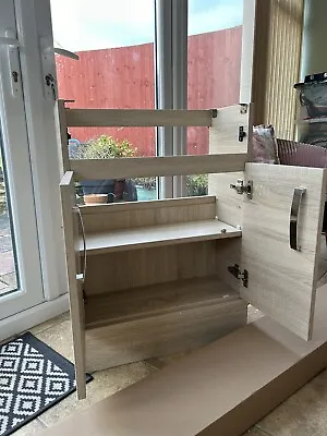 Wooden Bathroom Under Sink Cabinet • £60