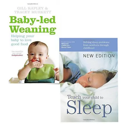Baby Led Weaning And Teach Your Child To Sleep 2 Books Collection Set PB NEW  • £15.79