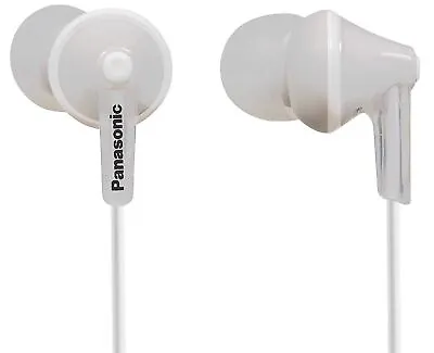 Panasonic RP-HJE125E-W Earphones - White • £13.97