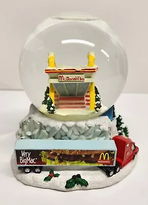 *RARE* McDonald's Vintage Snow Globe 2006 Very Big Mac Christmas Free Shipping • $69.95