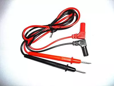 REPLACEMENT TEST LEADS / PROBES FOR MULTIMETER Fits Most Popular Models 4mm • £1.95