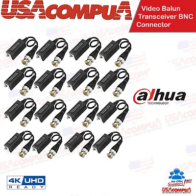 DAHUA Passive Video Balun 8MP Transmitter Receiver CVI TVI AHD Coaxial Up To 4K • $28.99