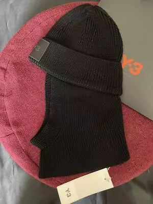 Y-3 Yohji Yamamoto Beanie Balaclava Knit Hat • $132.31