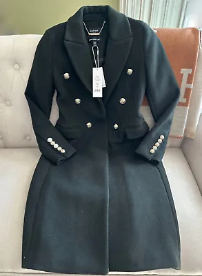BRAND NEW W TAG_ ELEGANT COAT GOLD BUTTONS_GORGEOUS MILITARY STYLE! • $105.95