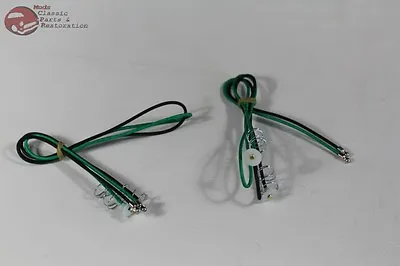 Cloth Green Black Wire Pigtail Single Contact Socket Model A Hot Rat Rod Truck • $28.44