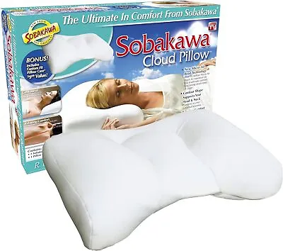 Sobakawa Cloud Pillow With Microbead Fill- Microbead Pillow- Contoured • $70.95