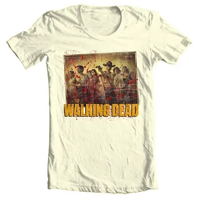 The Walking Dead T-shirt Zombie TV Show Adult Regular Fit Cotton Graphic Tee • $19.99