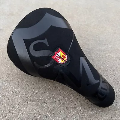 S&m Bmx Coxie Director's Fat Bicycle Pivotal Seat Black Shield Logo • $49.95