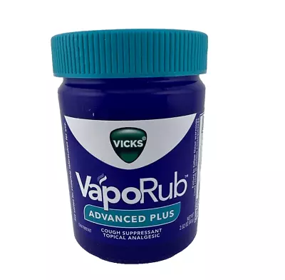 Vicks VapoRub Advanced Plus Ointment 2.82 Oz - FREE SHIPPING! • $11.97