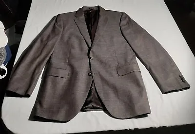 Peter Millar 2 Button Windowpane Blazer Suit Jacket Formal 44T • $23.99