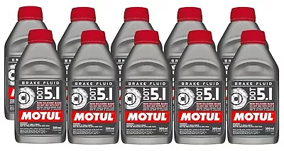 Motul DOT 5.1 - 5 Liters AM - Long Life Fully Synthetic Brake Fluid (10 X 0.5L) • $79.95