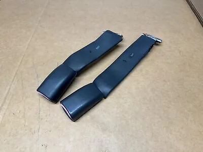 2001-2004 Ford Mustang Dark Charcoal Black Rear Lower Seat Belt Buckles • $45