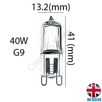 G9 Oven Cooker Appliance Bulb Lamp 40W Halogen Capsule Dimmable 240V Branded • £2.99