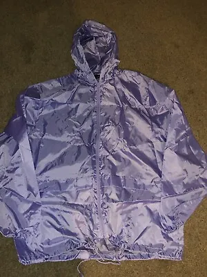 Lilac Women Size Medium Kagool Rain Coat Brand New • £8.99