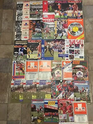 Job Lot York City Programmes  • £4.50